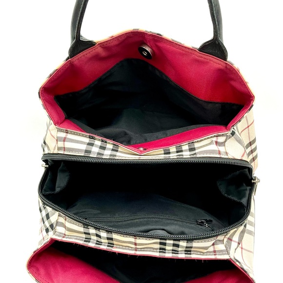 Burberry Nylon Nova Check Handbag #1079 - Picture 6 of 6